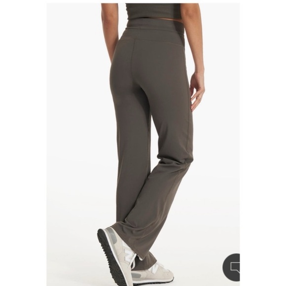 Vuori Daily Wideleg Full length Pants, Olive Green, Medium - Picture 2 of 9